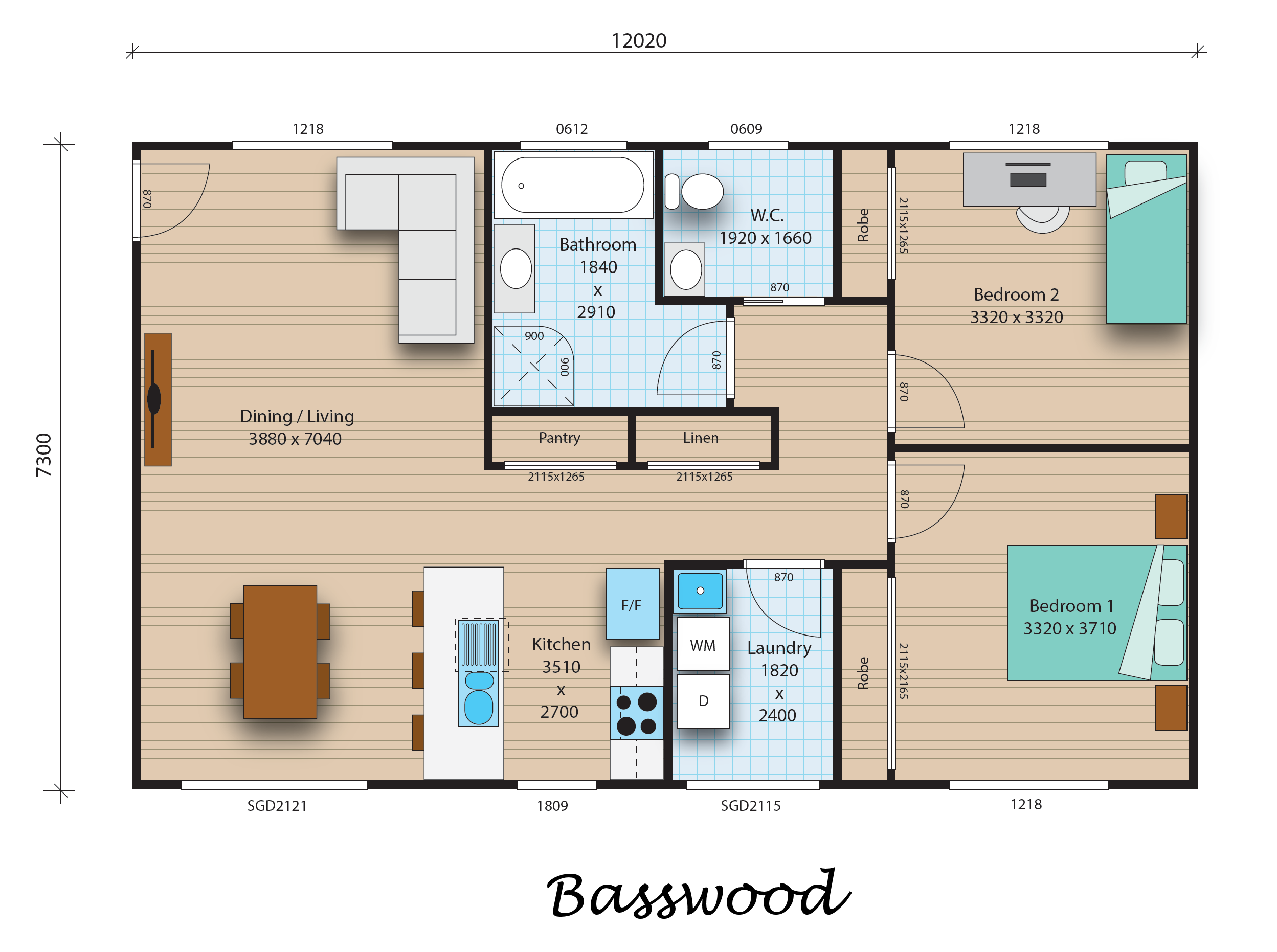 Basswood floorplan image