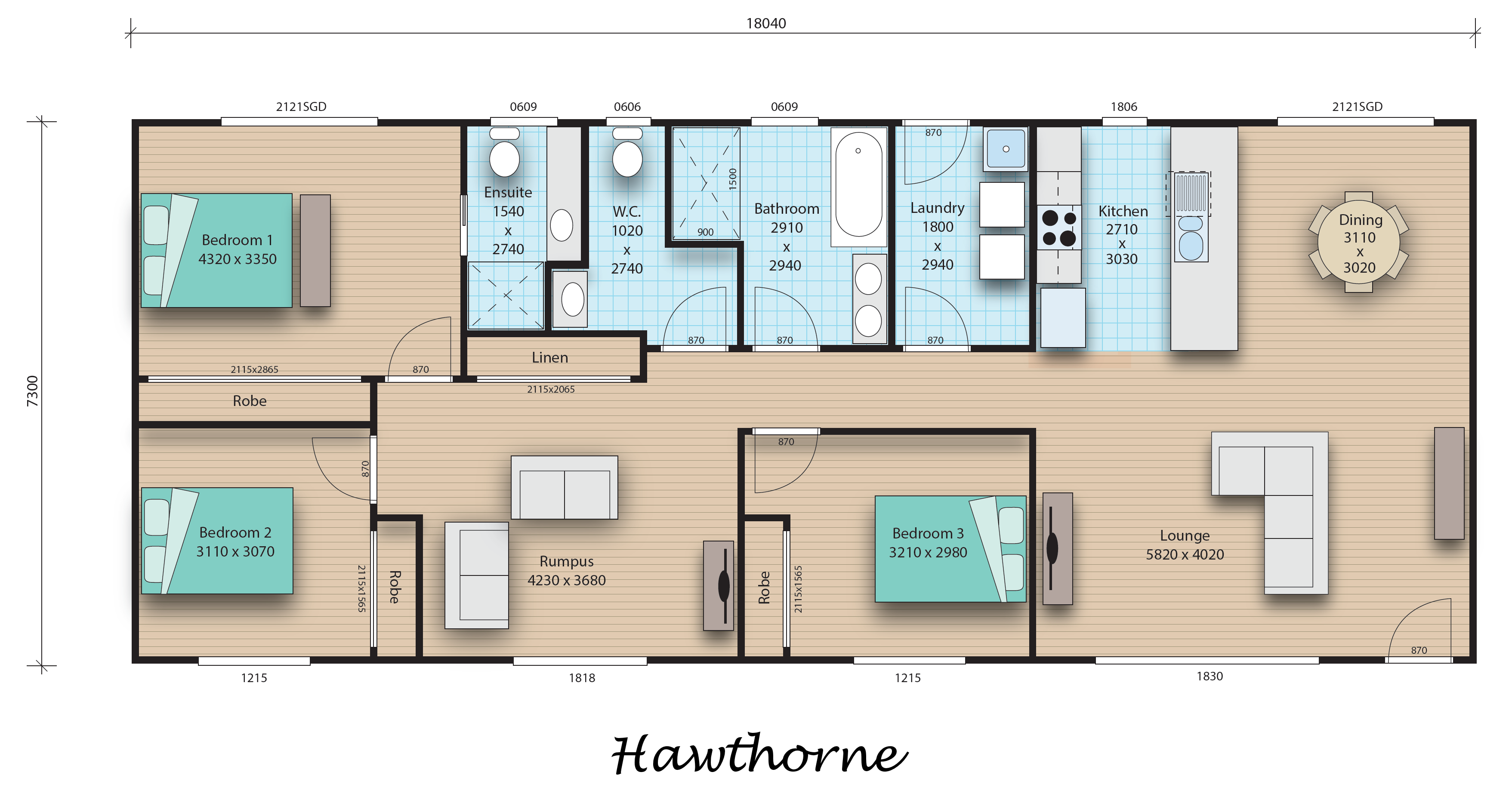 Hawthorn floorplan image