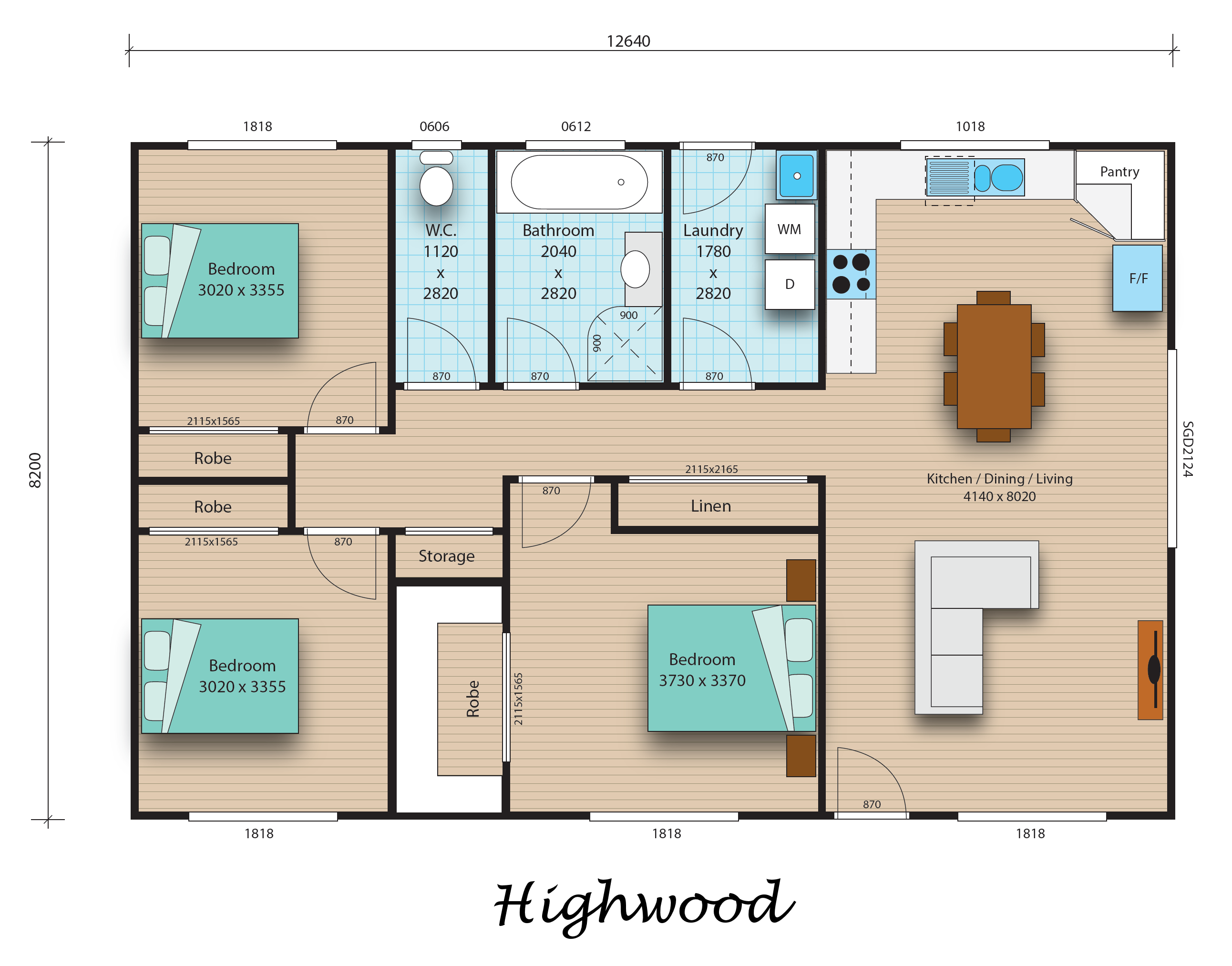 Highwood floorplan image