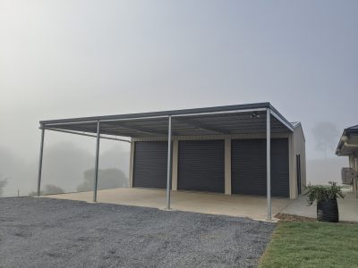 Shed with Awning