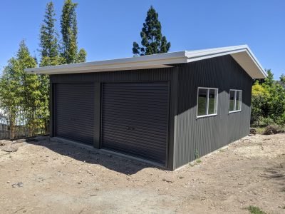 Shed with eaves