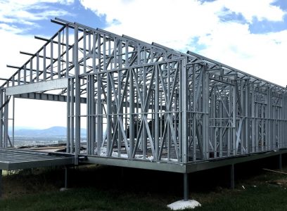 steel frame walls